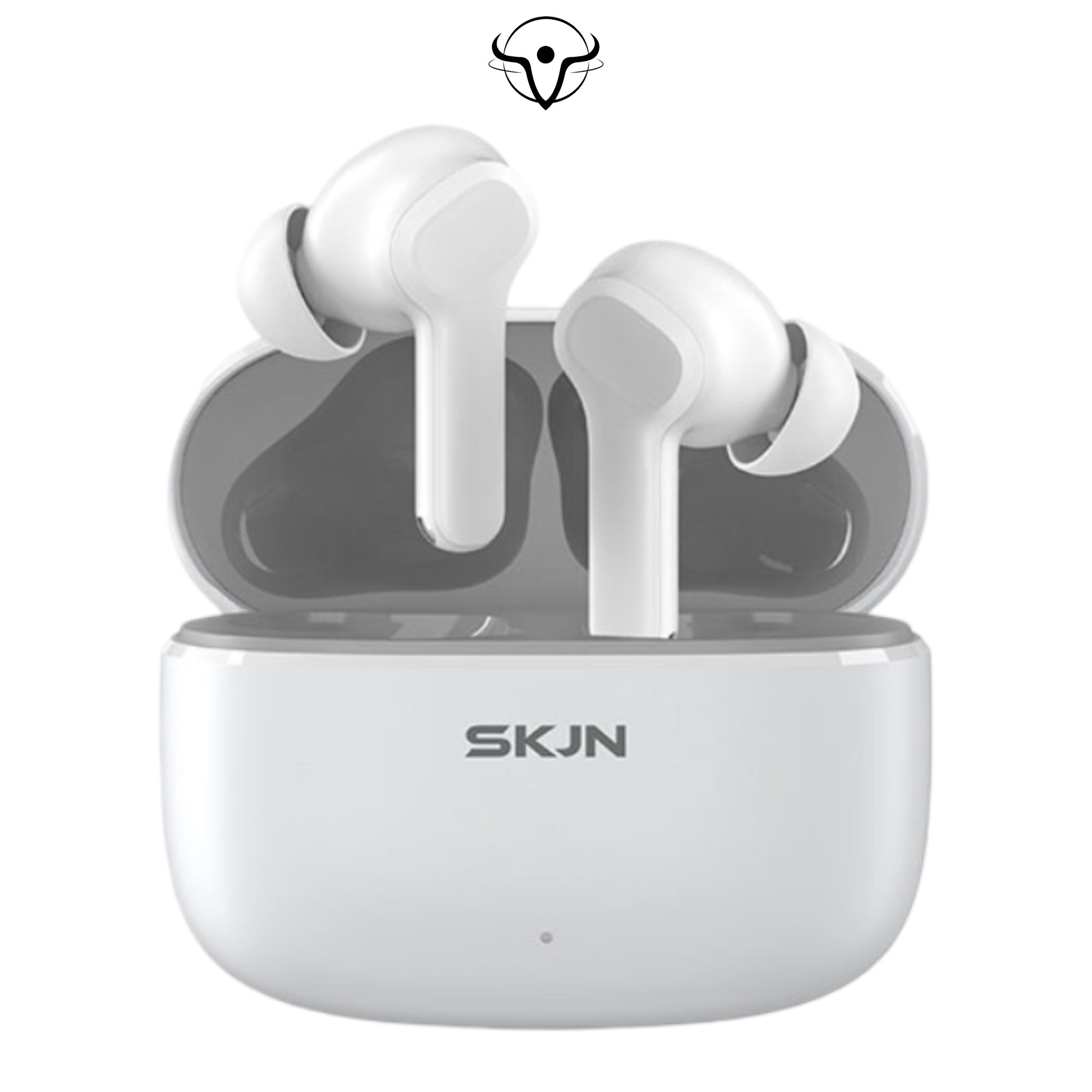 SKIN BUZ Earbuds - Bianco-Grigio