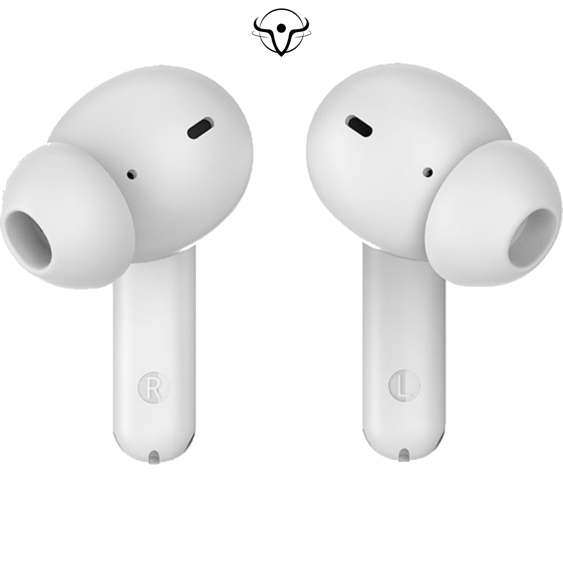 SKIN BUZ Earbuds - Bianco-Grigio