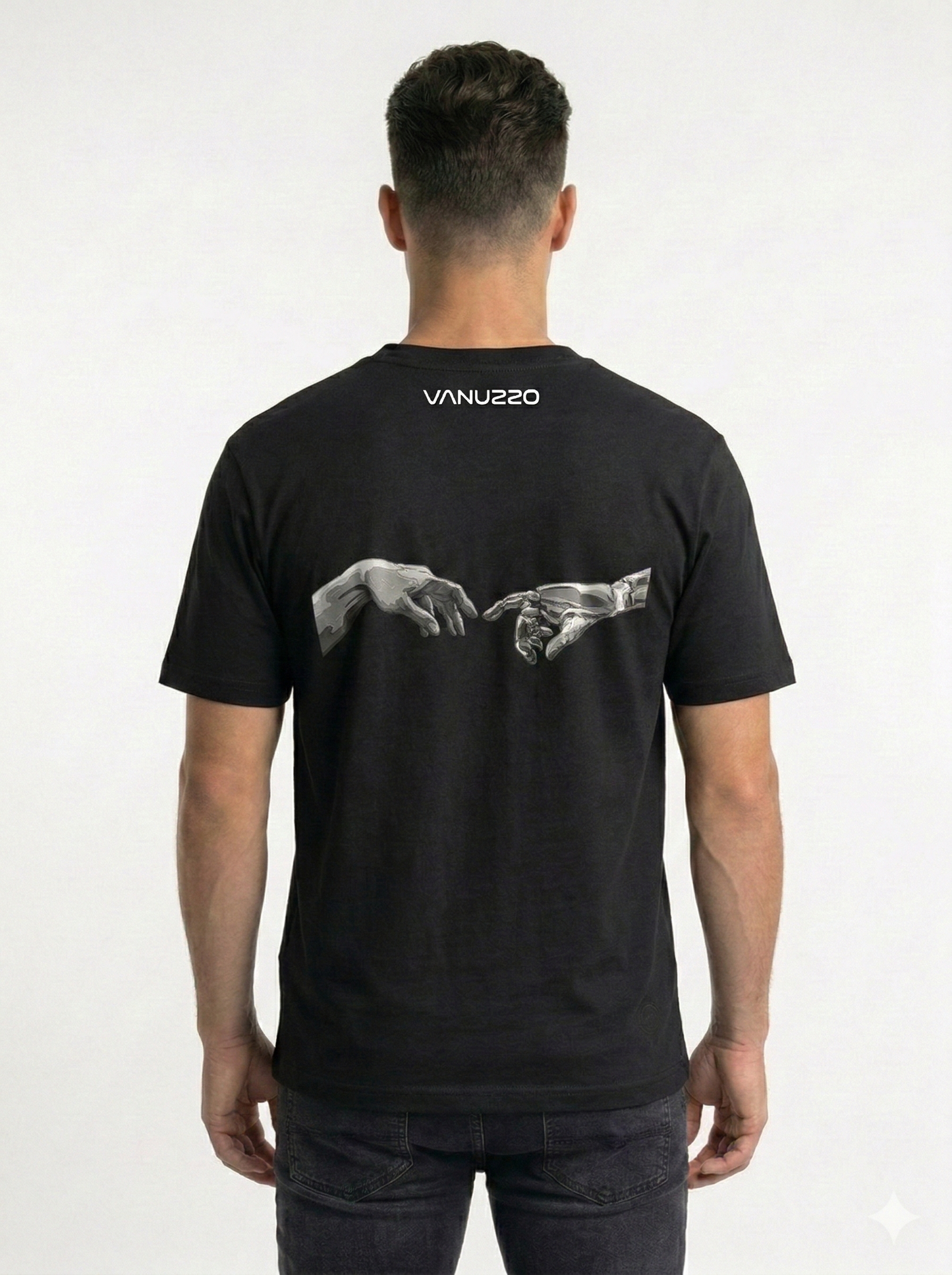 T-Shirt VANUZZO Future Electronics - Nero (retro)