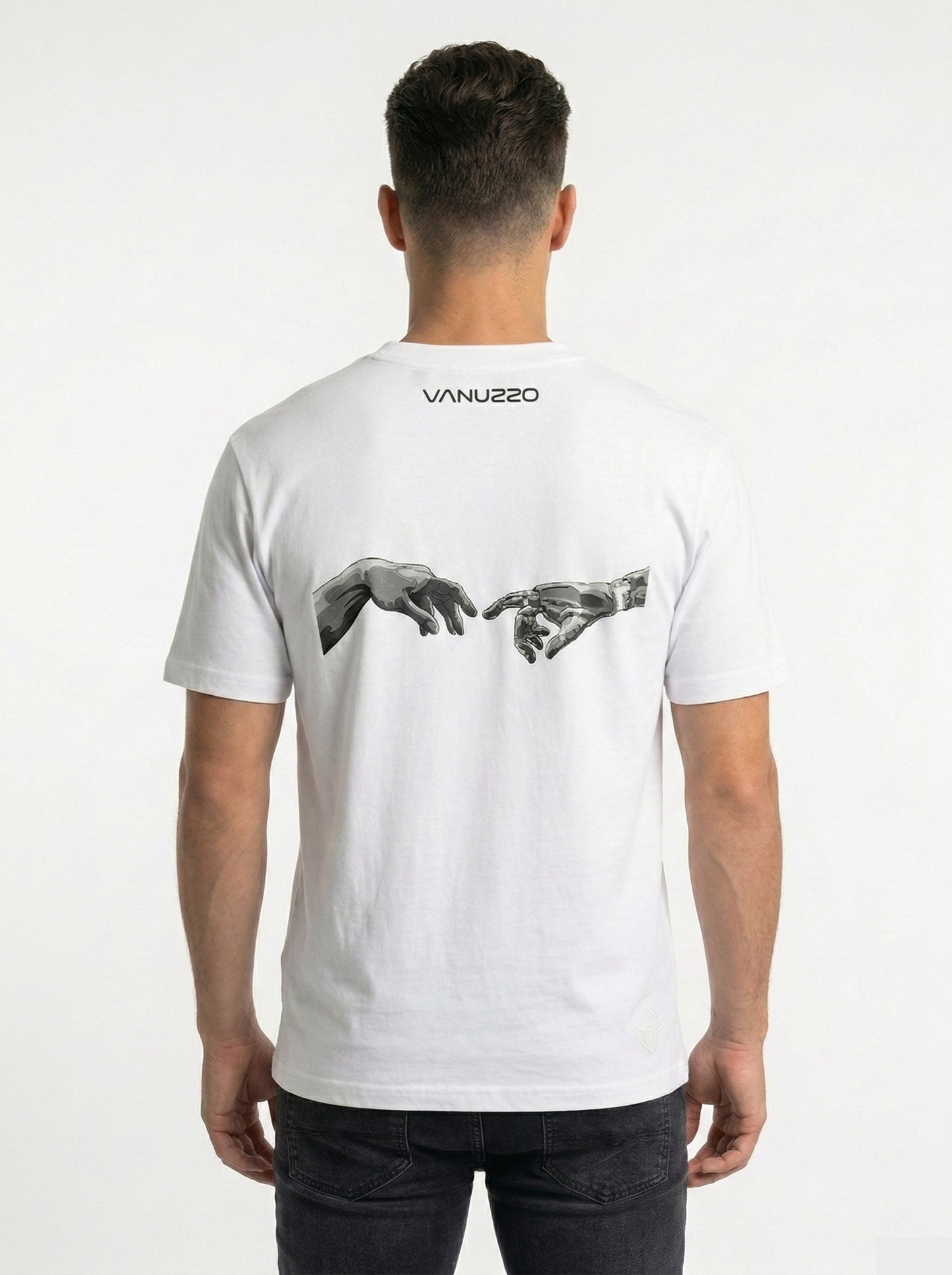 T-Shirt VANUZZO Future Electronics - Bianco (retro)