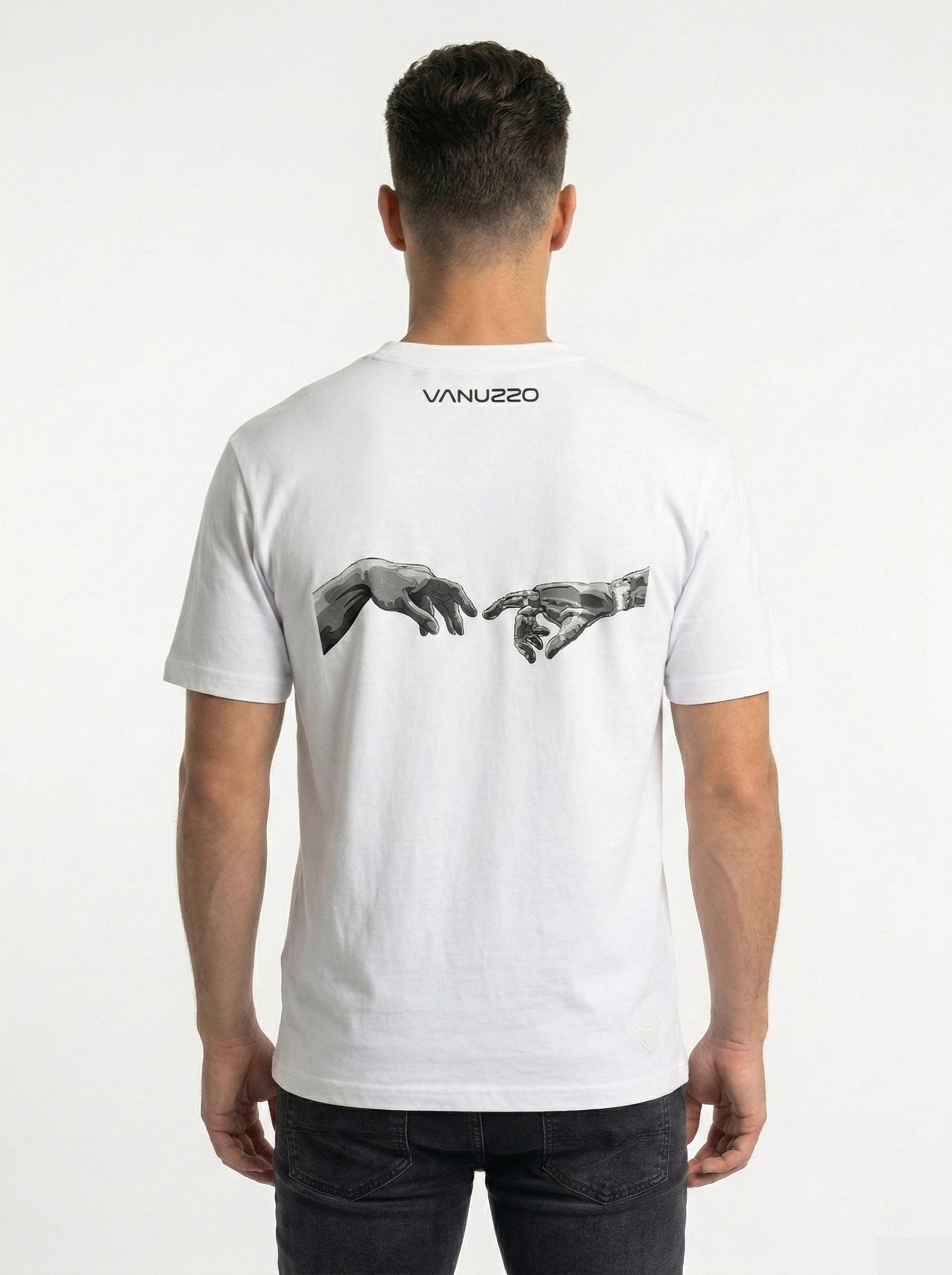 T-Shirt VANUZZO Future Electronics - Bianco (retro)
