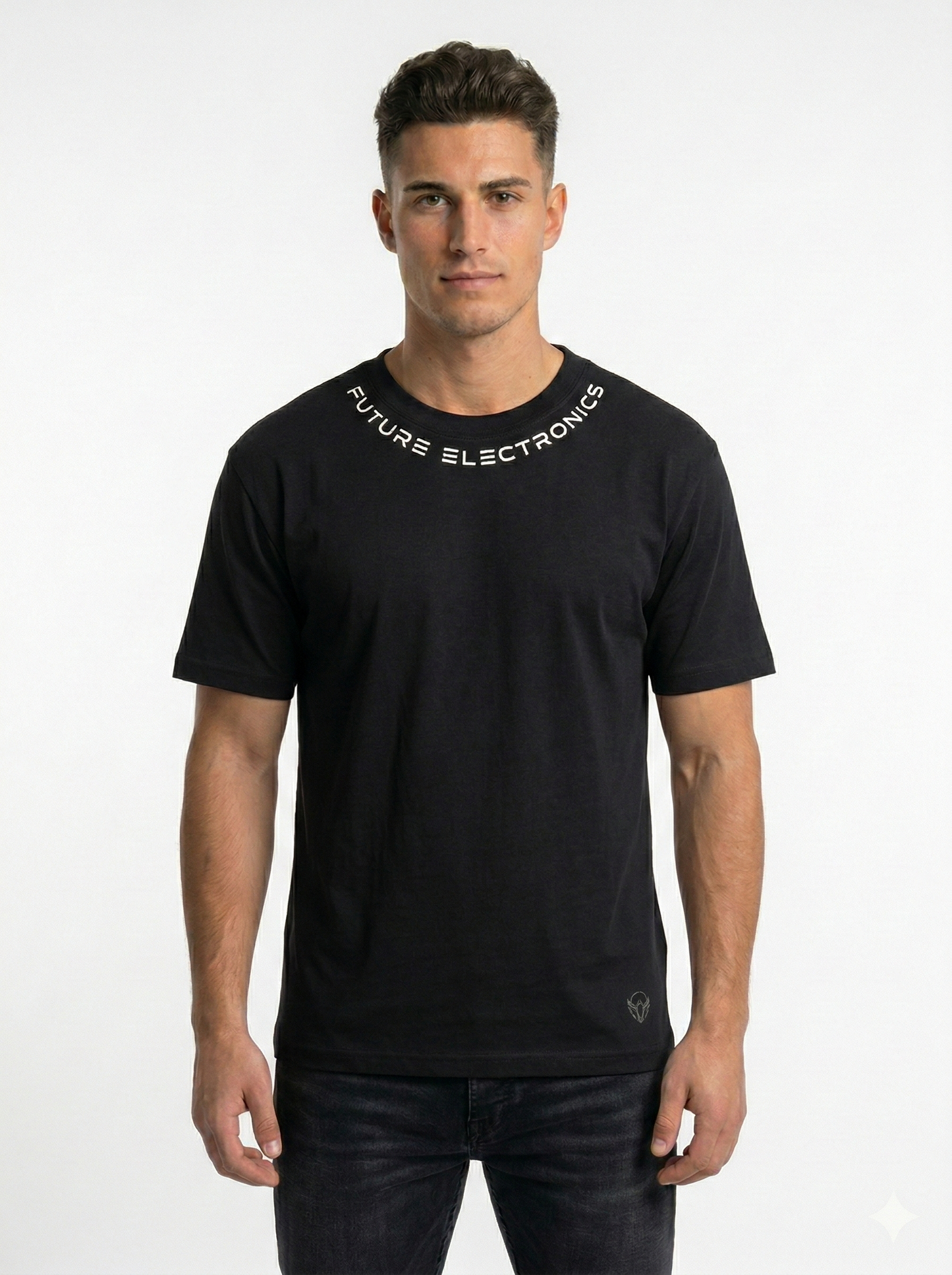 T-Shirt VANUZZO Future Electronics - Nero (fronte)